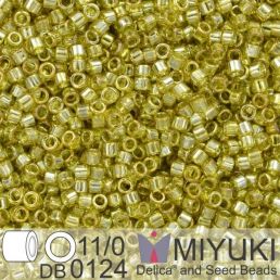 Miyuki Delica 11/0 - Tr Golden Olive Luster  5g