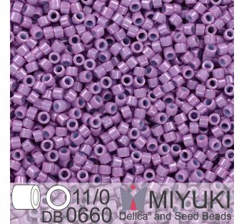 Miyuki Delica 11/0 - Dyed Op Dk Orchid  5g