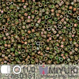 Miyuki Delica 11/0 - Opaque Dark Olive Luster 5g