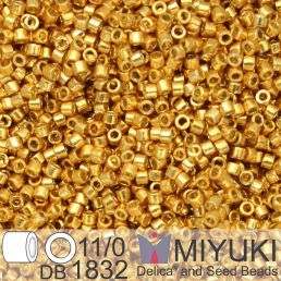 Miyuki Delica 11/0 - Duracoat Galvanized Gold 5g