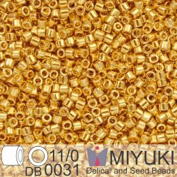 Miyuki Delica 11/0 - 24kt Gold Plated 5g