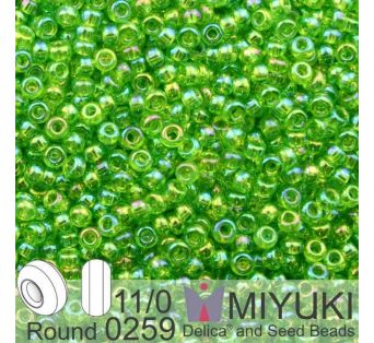 Miyuki - 11/0 - Tr Apple Green AB 5g