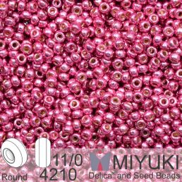 Miyuki - 11/0 - Duracoat Galvanized Hot Pink  5g