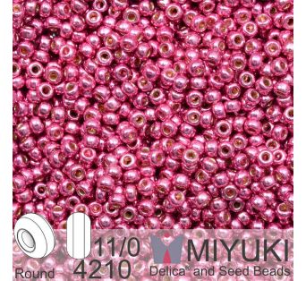 Miyuki - 11/0 - Duracoat Galvanized Hot Pink  5g