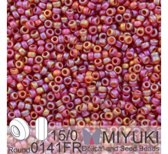 Miyuki - 15/0 - Matte Tr Ruby AB 5g