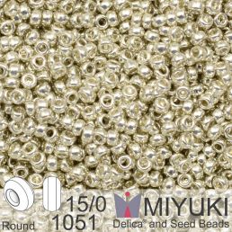 Miyuki - 15/0 - Galvanized Silver 5g