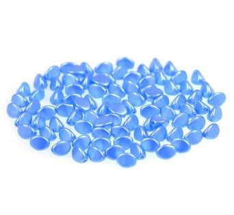 Pohanka - 5X3 mmm - Pastelová modrá (serenity) - 30 ks