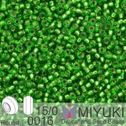 Miyuki - 15/0 - Green Silver Lined 5g