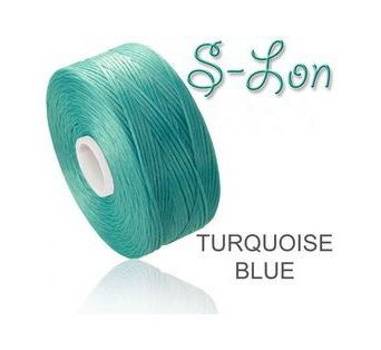 S-LON - pevná korálková niť AA - Turquoise Blue