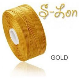 S-LON - pevná korálková niť AA - Gold
