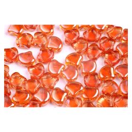 GINKO korálky - 70120/29121 - Rosaline Apricot Medium - 20ks