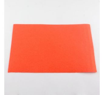 Filc - Oranžovo Červená - 15x30 cm