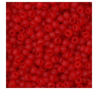 Toho - 8/0 - Transparent-Frosted Siam Ruby 10g