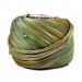 Hodvábna stuha SHIBORI - Spring Green Borealis - 10 cm