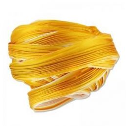 Hodvábna stuha SHIBORI - Gold Ecru - 10 cm