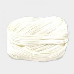 Hodvábna stuha SHIBORI - White - 10 cm
