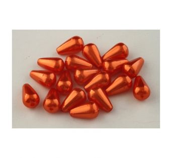 Plastové korálky- slza - 10 x 6 mm - 20ks