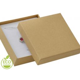 ECO krabička na šperky - natural - 60x60x25 mm