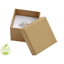ECO krabička na šperky - natural - 50x50x35 mm
