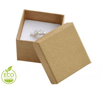 ECO krabička na šperky - natural - 50x50x35 mm