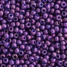 Toho korálky, TOHO 11, sklenené korálky, Japonské korálky TOHO, obšívanie, peyote stich, peyote steh, TR-11-461,Toho round - 11/0 - Higher-Metallic Grape 10 g