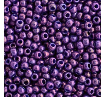 Toho korálky, TOHO 11, sklenené korálky, Japonské korálky TOHO, obšívanie, peyote stich, peyote steh, TR-11-461,Toho round - 11/0 - Higher-Metallic Grape 10 g