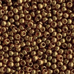 Toho round - 11/0 - Gold-Lustered Transparent Pink 10 g