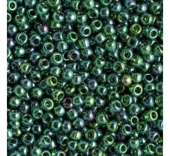 Toho round - 11/0 - Gold-Lustered Emerald 10 g