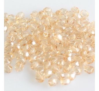 Ohňovky - 3mm - Krištáľ s povrchovou úpravou 14413 - 30 kusov