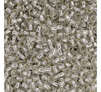 Toho - 11/0 - Silver-Lined Crystal 5g