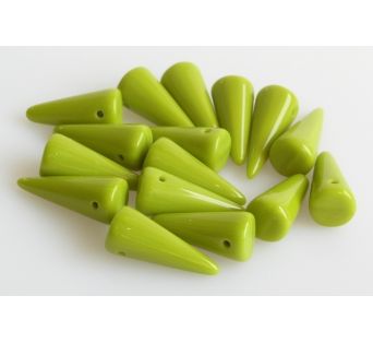 Spikes  7x17 mm - Zelená - 2 ks