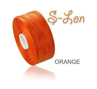 S-LON - pevná korálková niť AA - Orange