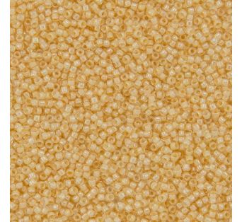 Toho - 15/0 - Crystal/Lt Jonquil-Lined - 5g