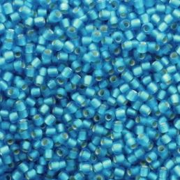 Toho round - 11/0 - Silver Lined Dark Aquamarine 10 g