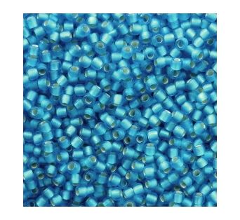 Toho round - 11/0 - Silver Lined Dark Aquamarine 10 g