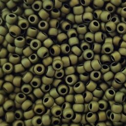 Toho round - 11/0 - Matte-Color Dark Olive 10 g