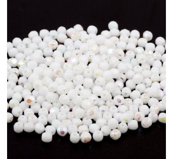 Ohňovky - 3mm - Krieda s povrchovou úpravou 28701 (AB) - 30 kusov