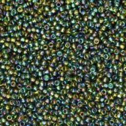 Toho - 15/0 -Trans-Rainbow Olivine 5g