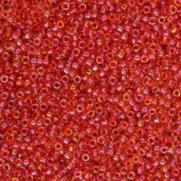 Toho - 15/0 - Inside-Color Rainbow Lt Topaz/Mauve Lined 5g