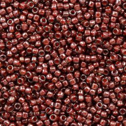 Toho - 15/0 - Inside-Color Montana Blue/Oxblood-Lined  5g