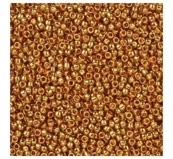Toho - 15/0 - Gold-Lustered Transparent Pink 5g