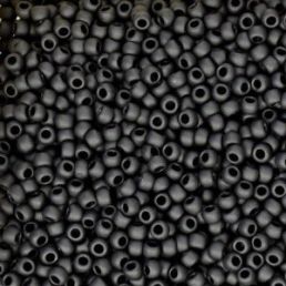 Toho round - 11/0 - Opaque-Frosted Jet 10 g