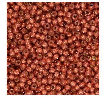 Toho round - 11/0 - Permanent Finish - Silver-Lined Milky Pomegranate 10 g