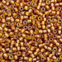 Toho round - 11/0 - Gold-Lined Rainbow Topaz 10 g