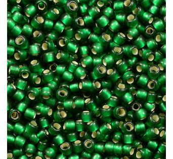 Toho - 11/0 - Silver-Lined Frosted Green Emerald 10 g