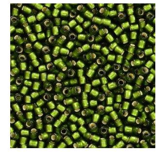 Toho - 11/0 - Silver-Lined Frosted Olive 10 g