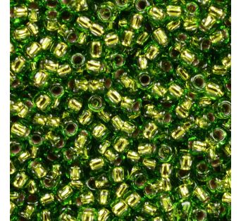 Toho - 11/0 - Copper-Lined Peridot 10 g