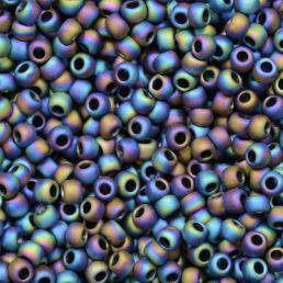 Toho - 11/0 - Opaque-Frosted-Rainbow Iris 10 g