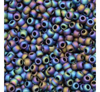 Toho - 11/0 - Opaque-Frosted-Rainbow Iris 10 g
