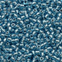Toho round - 11/0 - Inside-Color Aqua/Tin-Lined 10 g